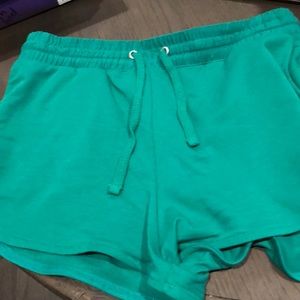 Green shorts from Rainbow Shop. Never worn.